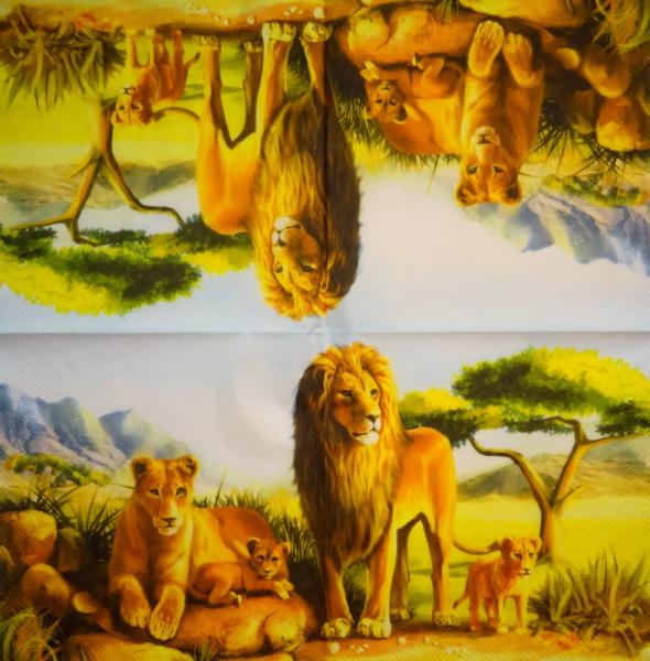 059 Löwe - 4-lagig - Sniff - ppd - Nici - Taschentuch